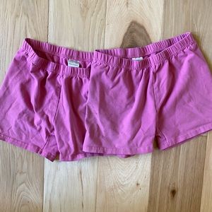 Hanna Andersson 2 pr bike shorts